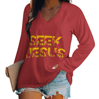 Seek Jesus LS Tee