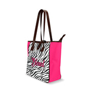 Blessed Zebra Fabric Christian Handbag