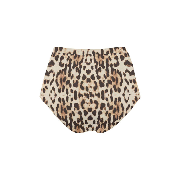 Cheetah Women's High-Waisted Bikini Bottom (S13)