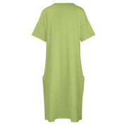 Faith Green Loose pocket Christian dress