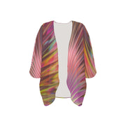 Color Burst Women's Chiffon Kimono