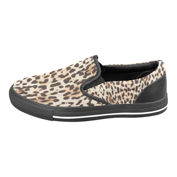 Cheetah Slip-on Canvas Women's Shoes