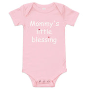 Mommy's Little Blessing Christian Onesie Pink