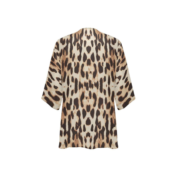 Cheetah Women's Chiffon Kimono