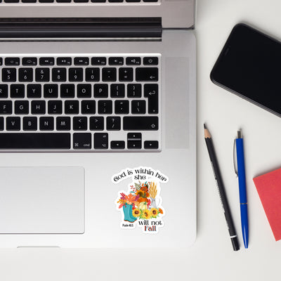 Psalm 46:5 Christian Stickers