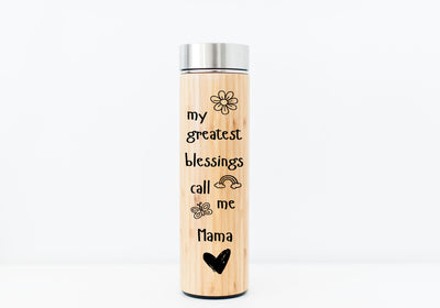 Greatest Blessings Mama Bamboo Tumbler