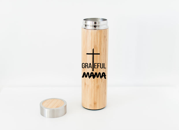 Grateful Mama Bamboo Tumbler