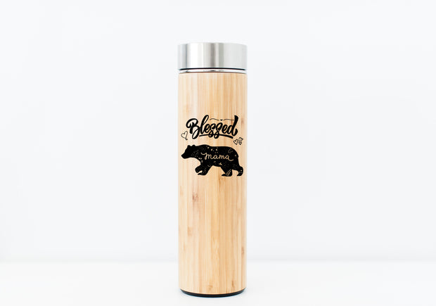 Mama Bear Bamboo Tumbler