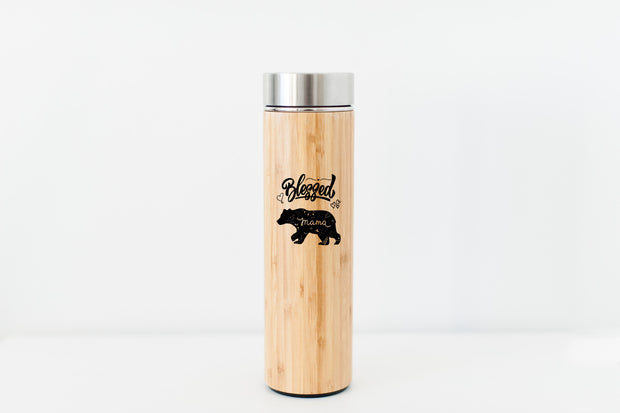 Mama Bear Bamboo Tumbler