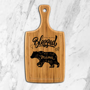 Mama Bear Large Handle Cutting Board