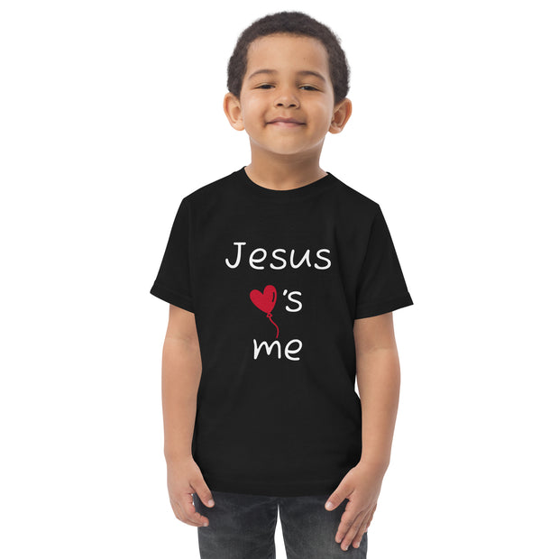 Jesus Loves Me Christian T-shirt Black