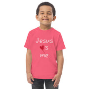 Jesus Loves Me Christian T-shirt Hot Pink