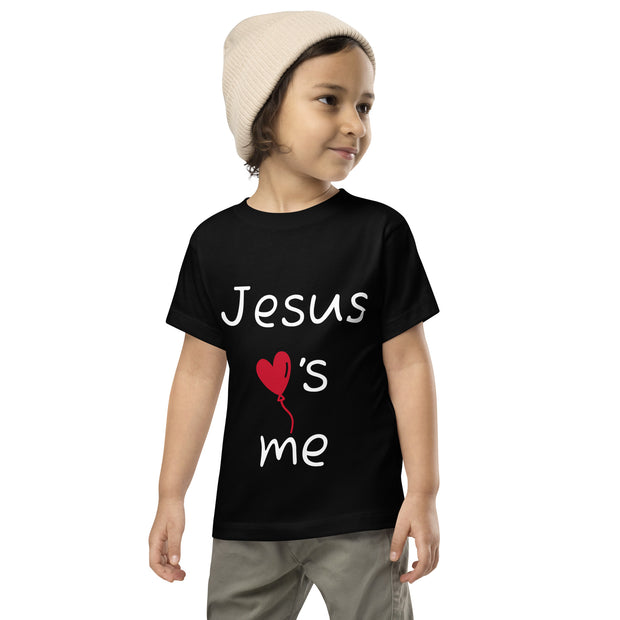 Jesus Loves Me Christian Tee Black