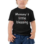 Mommy’s Little Blessing Christian Tee Black