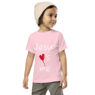 Jesus Loves Me Christian Tee Pink