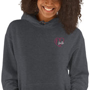 Faith Heart Unisex Christian Hoodie