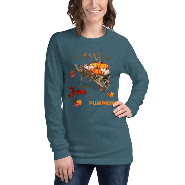 It's Fall Y'all Long Sleeve Christian Tee