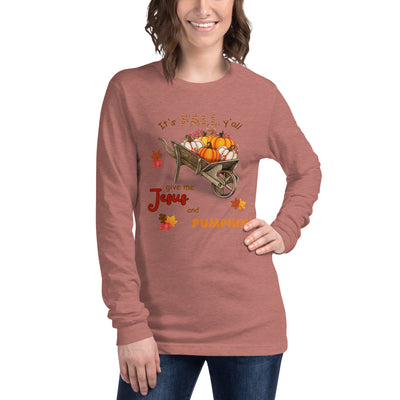 It's Fall Y'all Long Sleeve Christian Tee