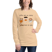 Jesus and Coffee Long Sleeve Christian Tee