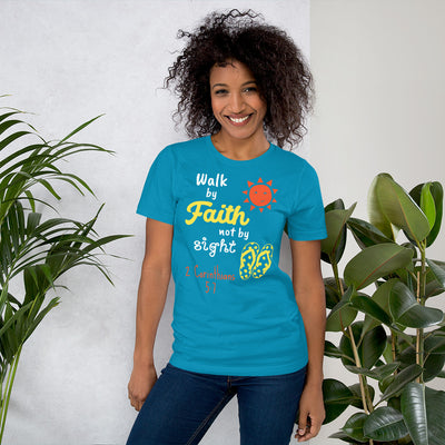 Walk By Faith Unisex Christian T-shirt