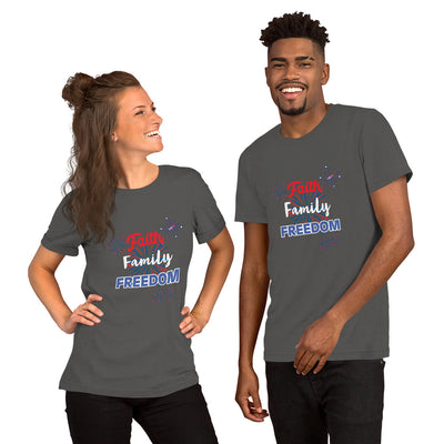 Faith Family Freedom Unisex Christian T-shirt