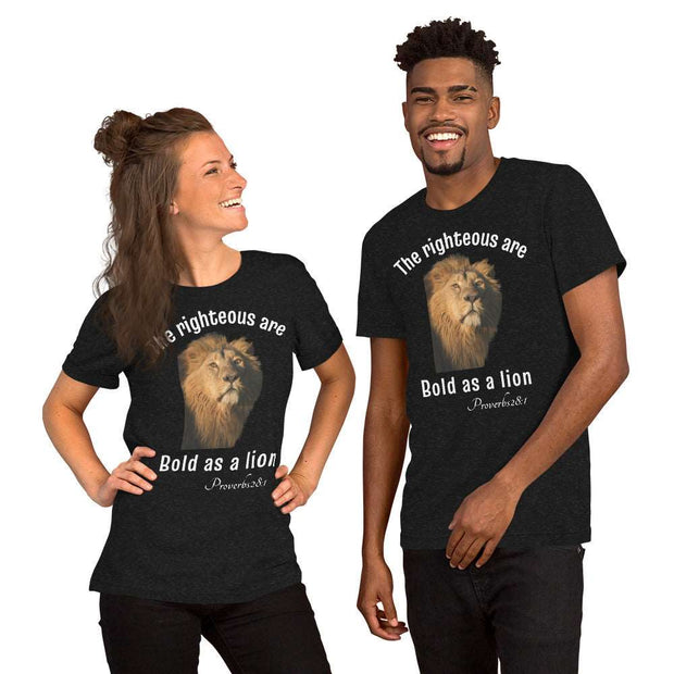 Bold as Lion Unisex Christian t-shirt