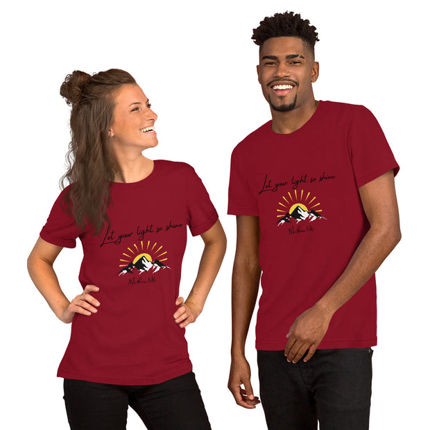 Cardinal Let Your Light Shine Scripture Tee