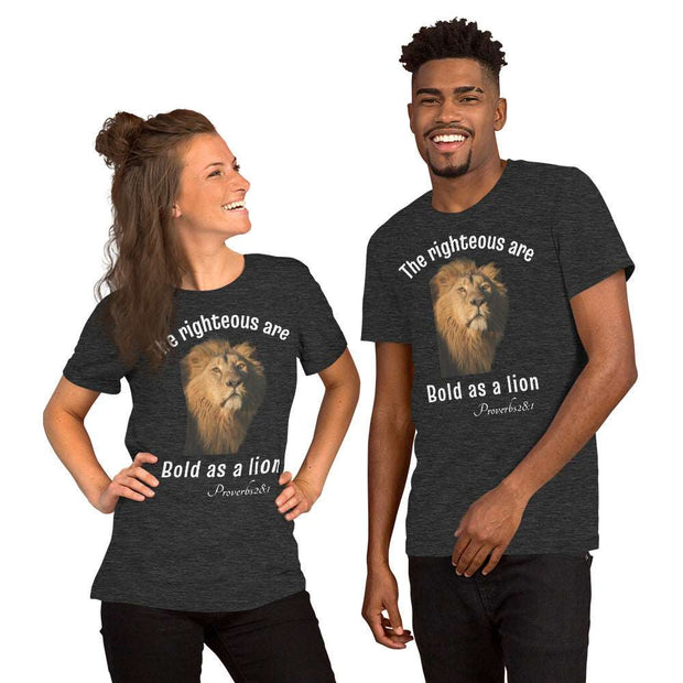 Bold as Lion Unisex Christian t-shirt