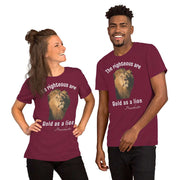 Bold as Lion Unisex Christian t-shirt