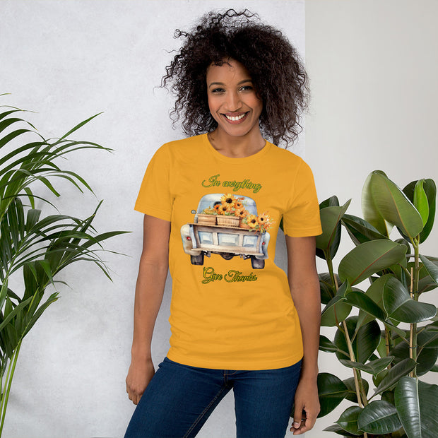 Give Thanks Christian T-shirt