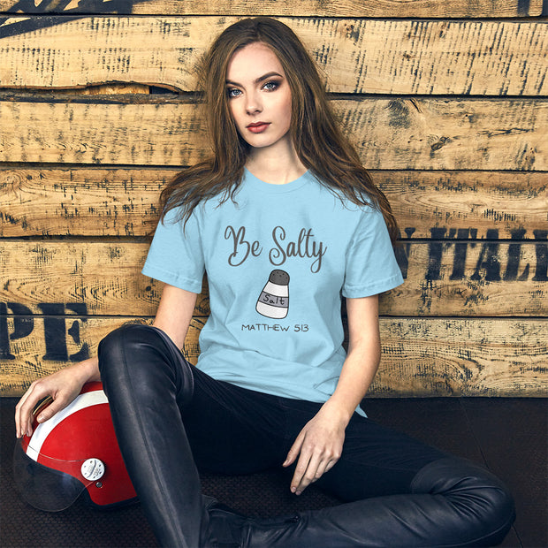 Ocean Blue Be Salty Scripture Tee