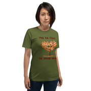 Jesus Never Leaves Christian T-shirt