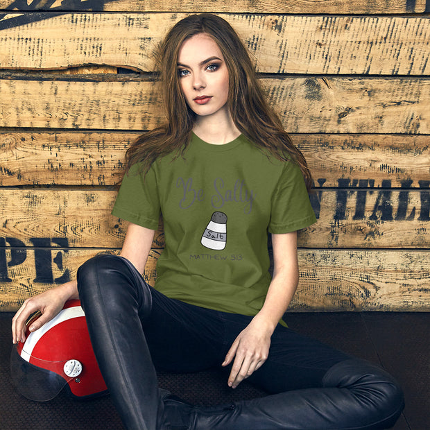 Olive Be Salty Bible Verse Tee