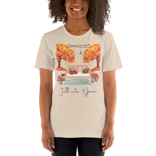 Fall Into Grace Christian T-shirt