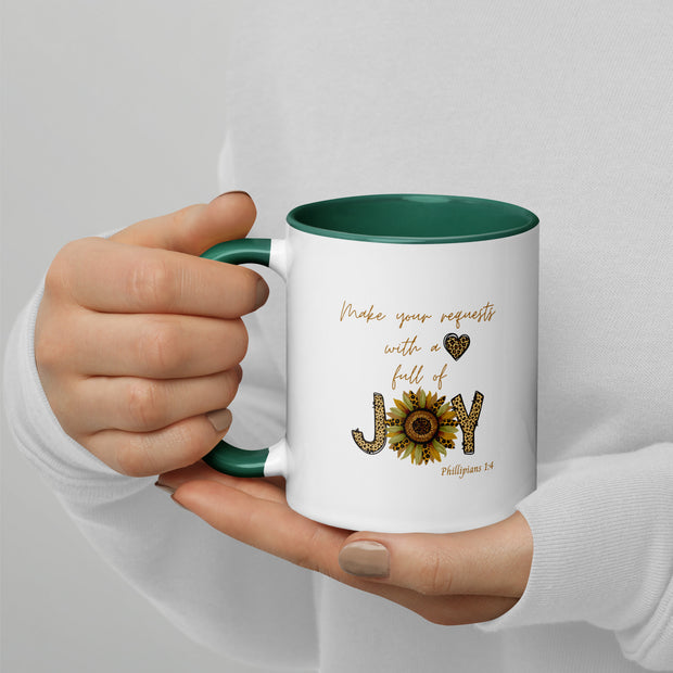 Heart Full of Joy Christian Mug