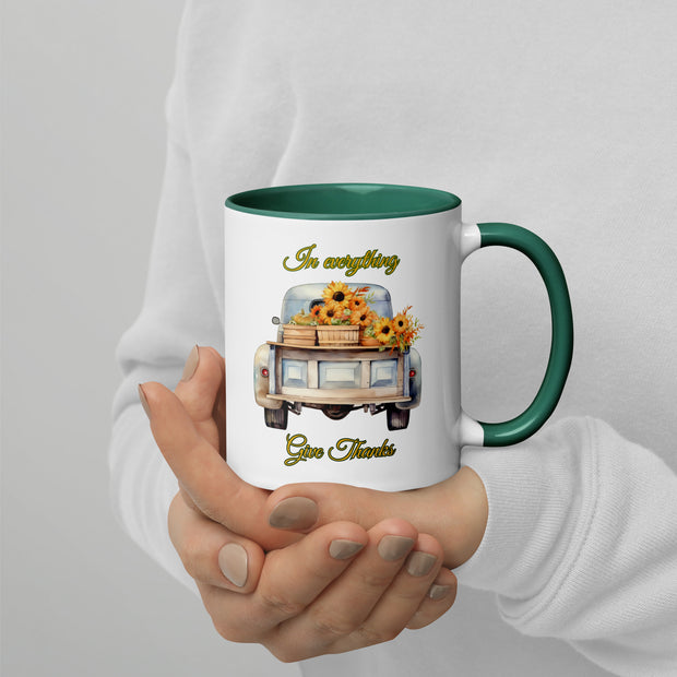 Give Thanks Christian Mug