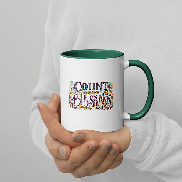 Count Your Blessings Christian Mug