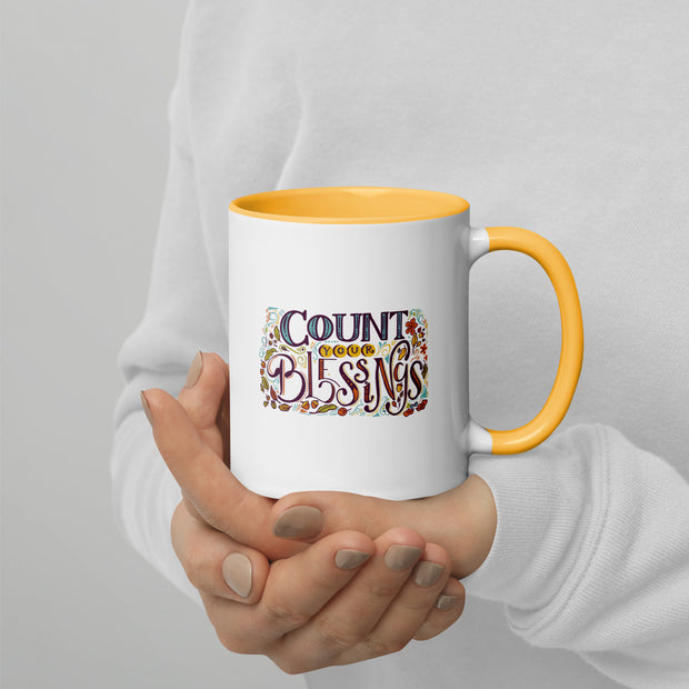 Count Your Blessings Christian Mug