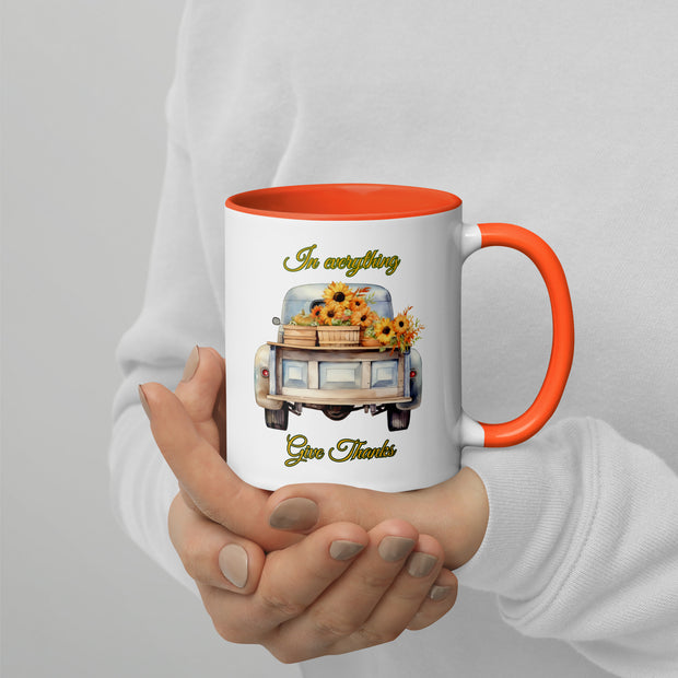 Give Thanks Christian Mug