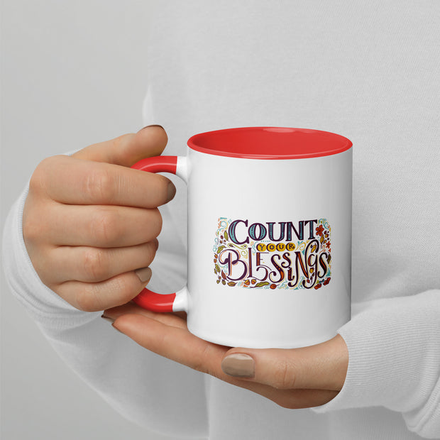 Count Your Blessings Christian Mug