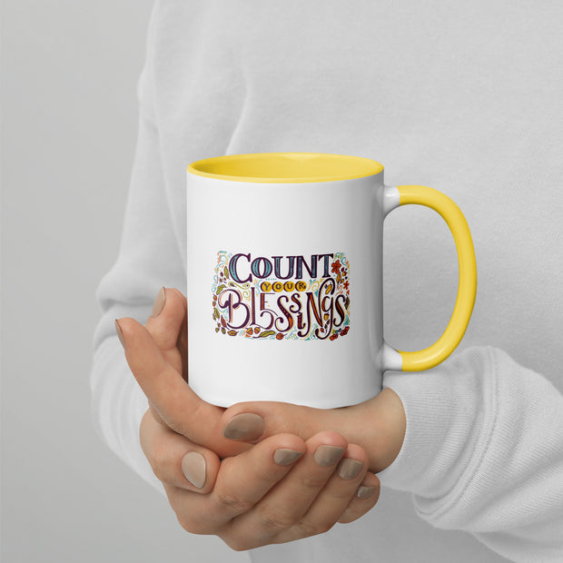 Count Your Blessings Christian Mug