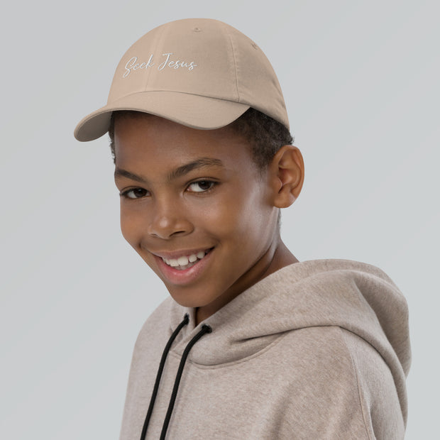 Seek Jesus Youth Christian Baseball Cap