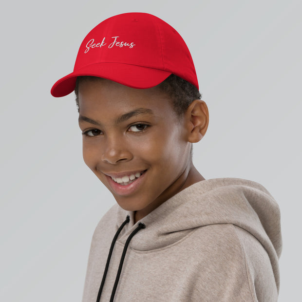 Seek Jesus Youth Christian Baseball Cap