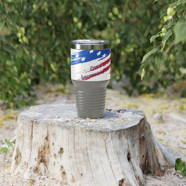 Land of the Free Christian Tumbler, 30oz