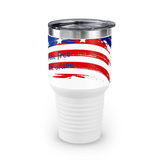 Land of the Free Christian Tumbler, 30oz