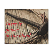 Power in the Blood Christian Canvas 