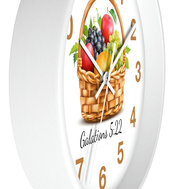 Fruit of the Spirit Wall Clock