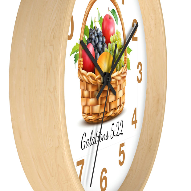 Fruit of the Spirit Wall Clock
