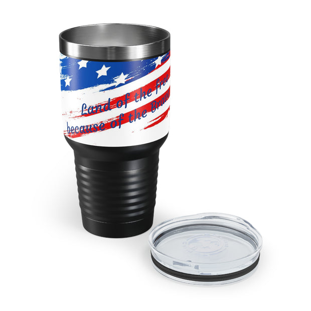 Land of the Free Christian Tumbler, 30oz