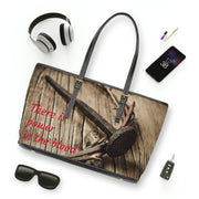 Power in the Blood Leather Christian Handbag